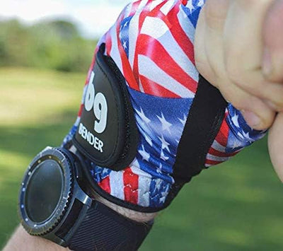 Bender - Mens Golf Glove, Durable Spandex Golf Gloves, Unique Golf Gloves