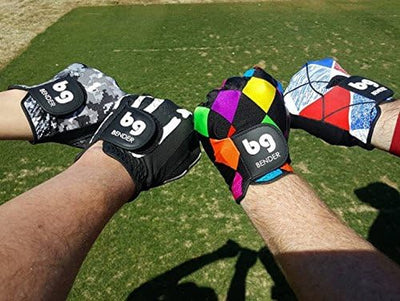 Bender - Mens Golf Glove, Durable Spandex Golf Gloves, Unique Golf Gloves