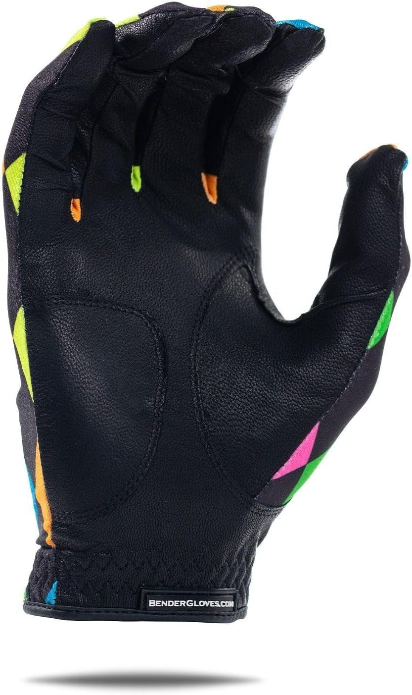 Bender - Mens Golf Glove, Durable Spandex Golf Gloves, Unique Golf Gloves