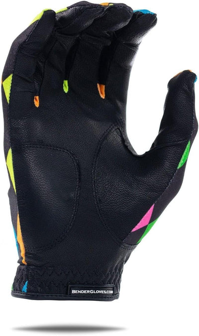 Bender - Mens Golf Glove, Durable Spandex Golf Gloves, Unique Golf Gloves