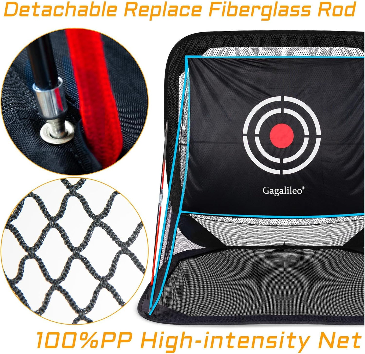 Golf Net,Golf Driving Range,Golf Hitting Net,Golf Net for Backyard,Golf Driving Range,Golf Hitting Nets with Target and Carry Bag,10X8X3Ft