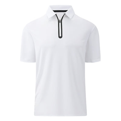 Men's Short-sleeved Zipper For Golf