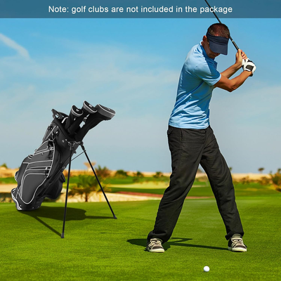 Golf Stand Bag, 6 Way Divider Golf  Bag