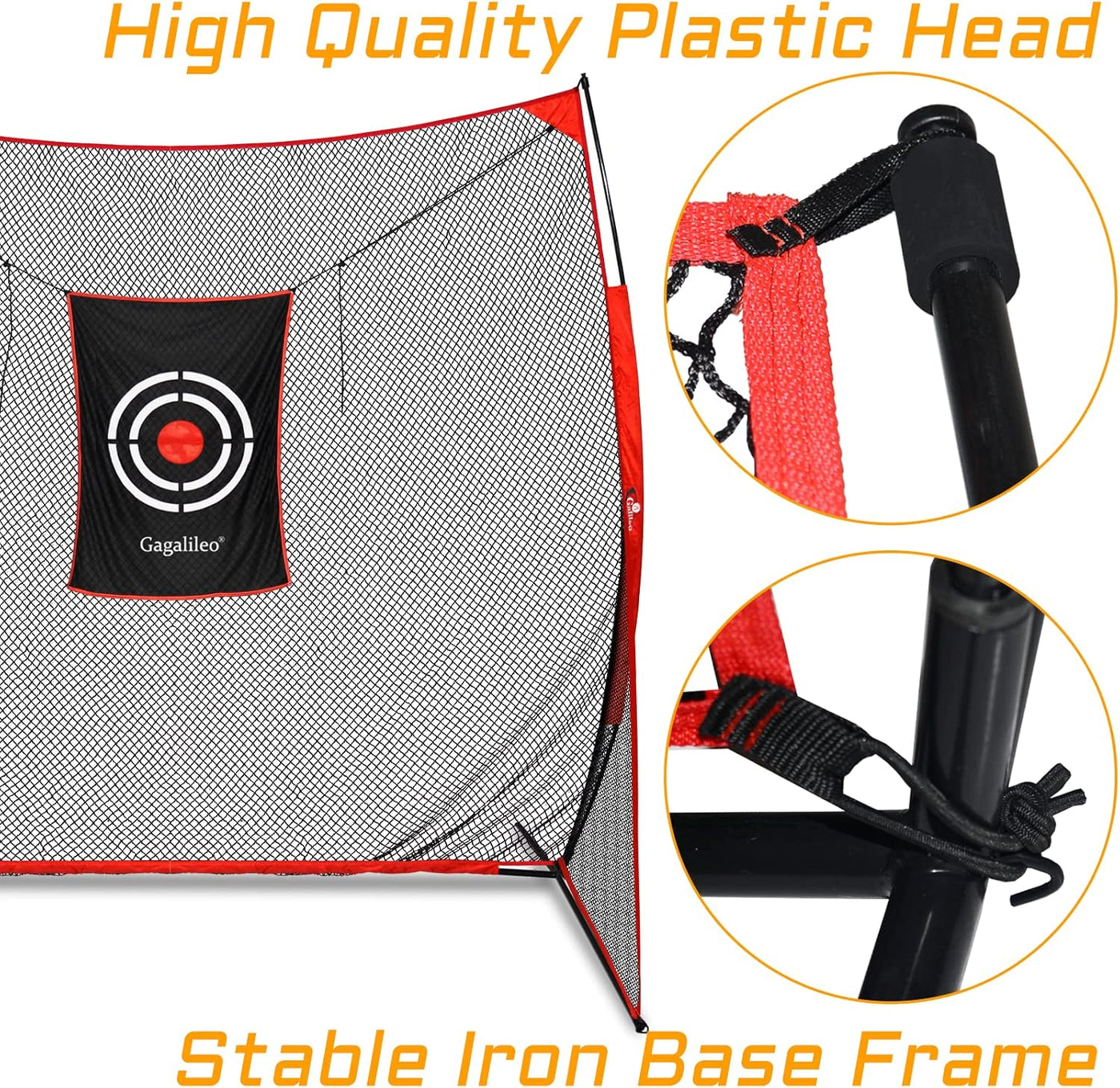Golf Practice Net 9X9Feet Golf Hitting Nets Driving Range Indoor Outdoor Golf Training Aids with Target Carry Bag
