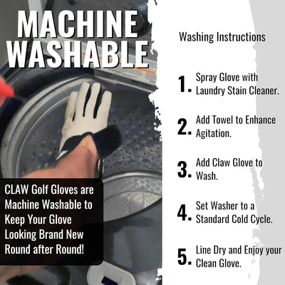 Claw Golf Gloves for Men | Flex-Mesh Design for Cool Ventilation | Lasts 3-5 Times Longer than Leather | Silicone-Web Coating for Maximum Grip | Machine-Washable