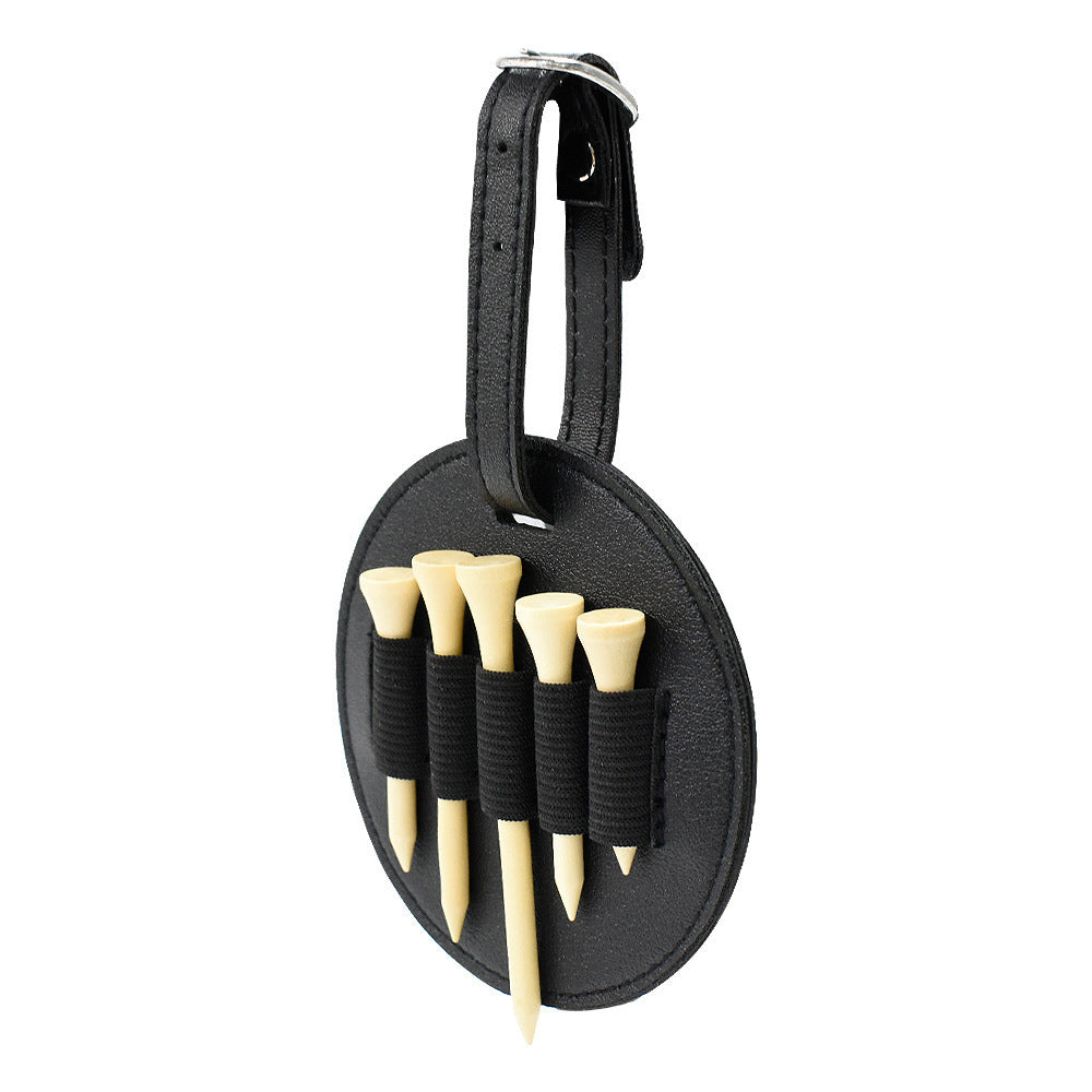 Leather Golf Nail Storage Bag