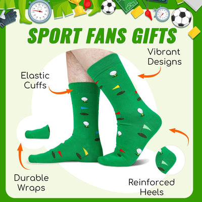 Funny Gifts for Men Women - Fishing Golf Lawyer Republican Optometry Gifts, Fishing Golfing Socks