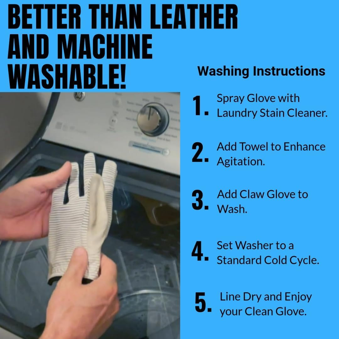 Claw Golf Gloves for Women | Flex-Mesh Design for Cool Ventilation | Lasts 3-5 Times Longer than Leather | Silicone-Web Coating for Maximum Grip | 100% Machine-Washable